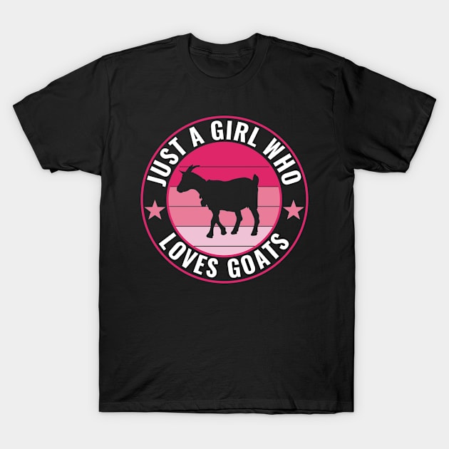 Just a Girl Who Loves Goats Farmer Women T-Shirt by Dr_Squirrel